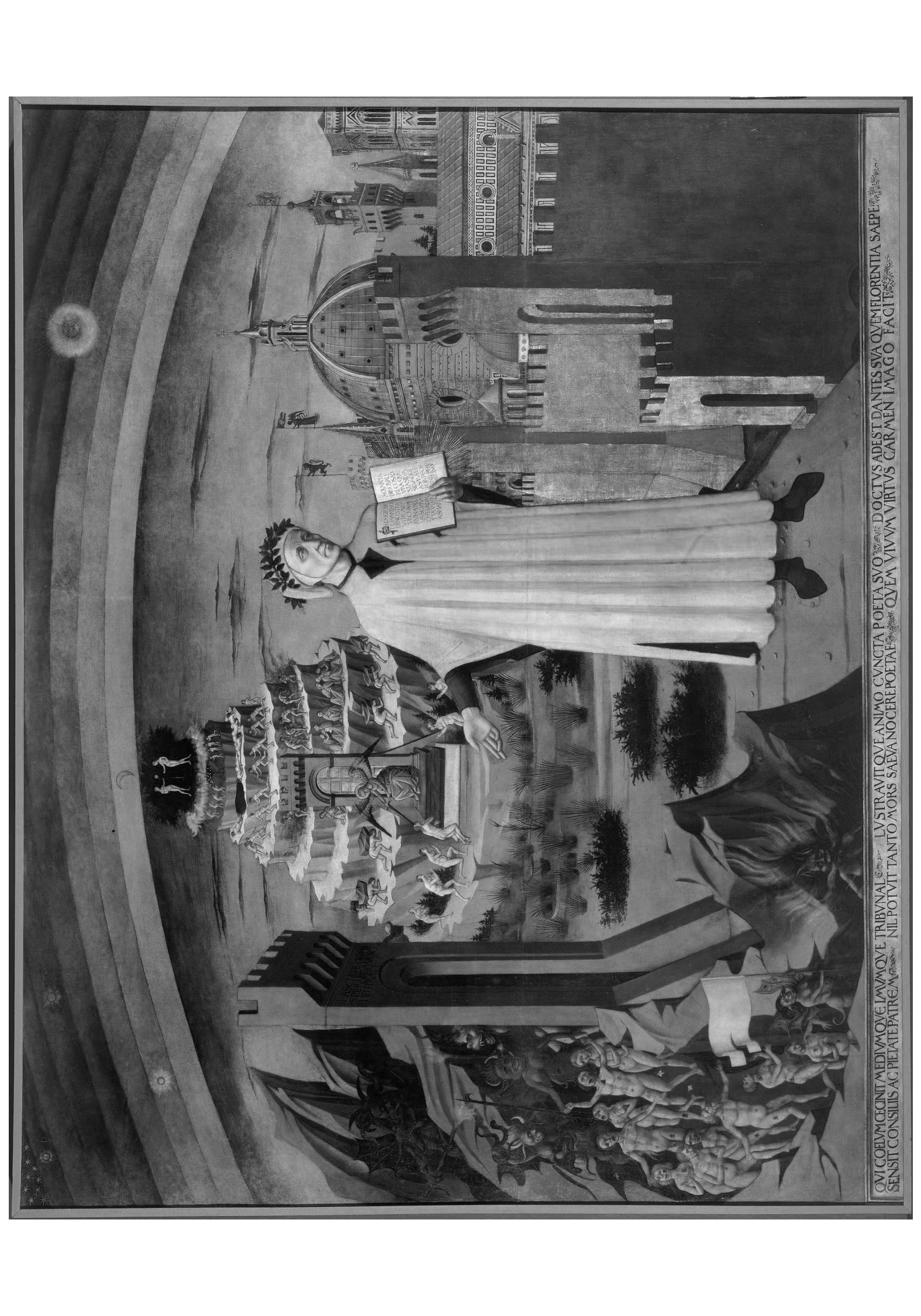 Giotto painting of Dante Alighieri