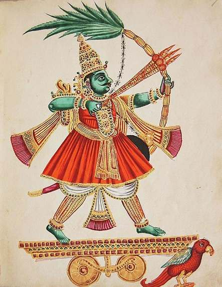 Kamadeva with Bowstring of Bees