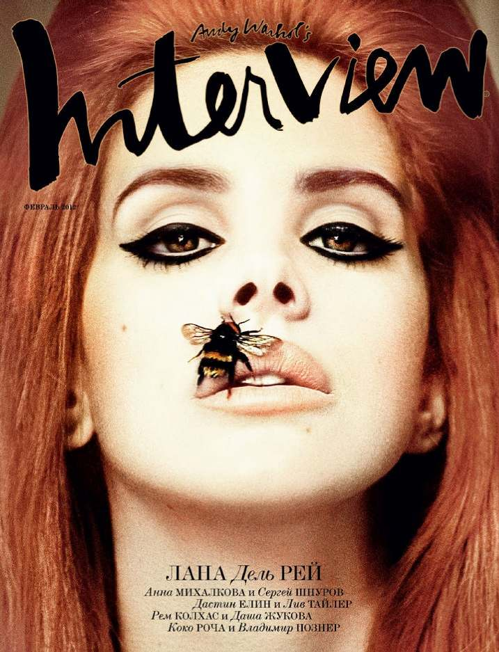Lana del Rey on cover of Interview