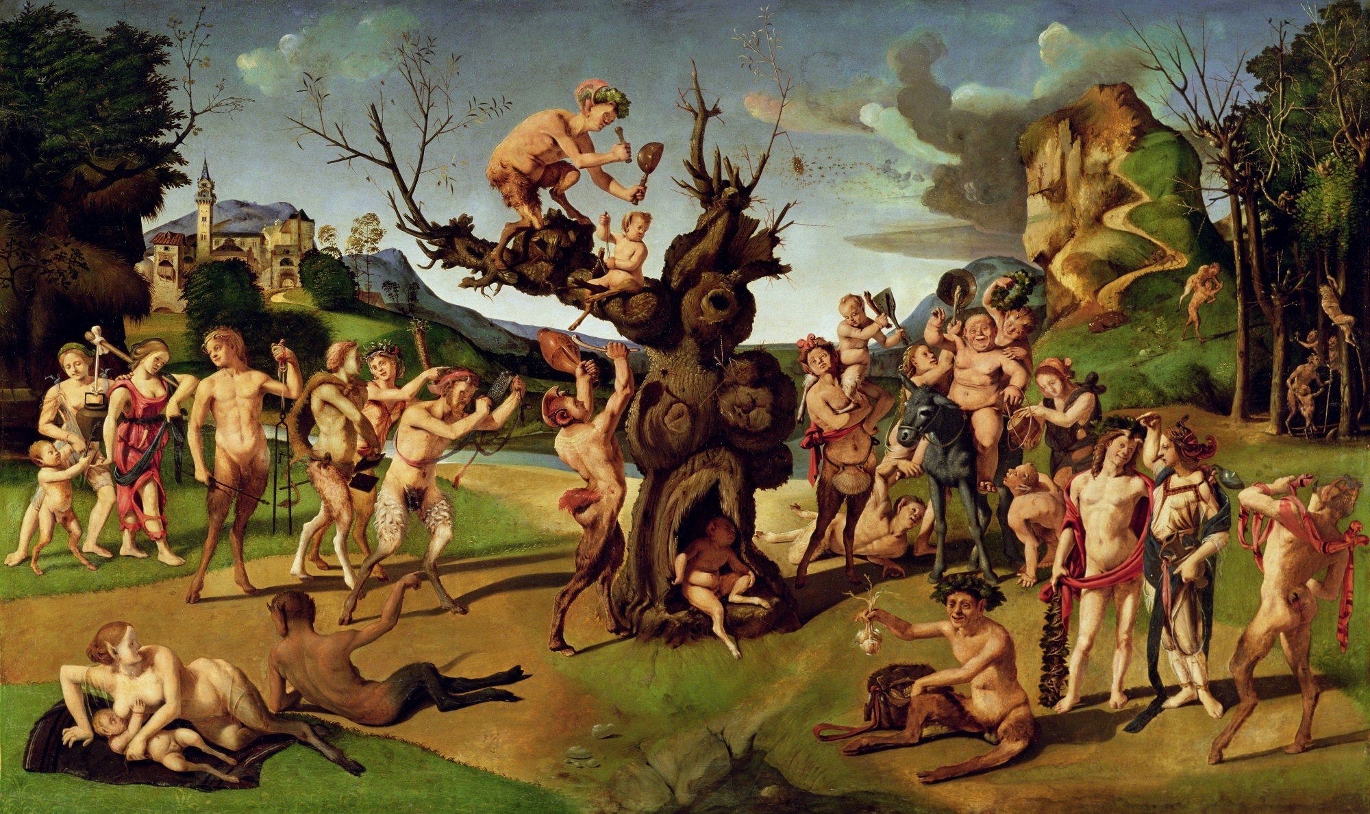 Piero di Cosimo, The Discovery of Honey by Bacchus
