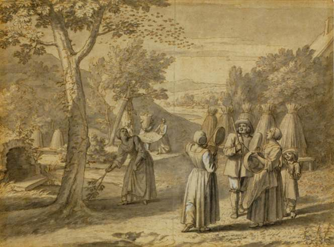 Claude Simpol, October: Drawing the Honey from the Beehives