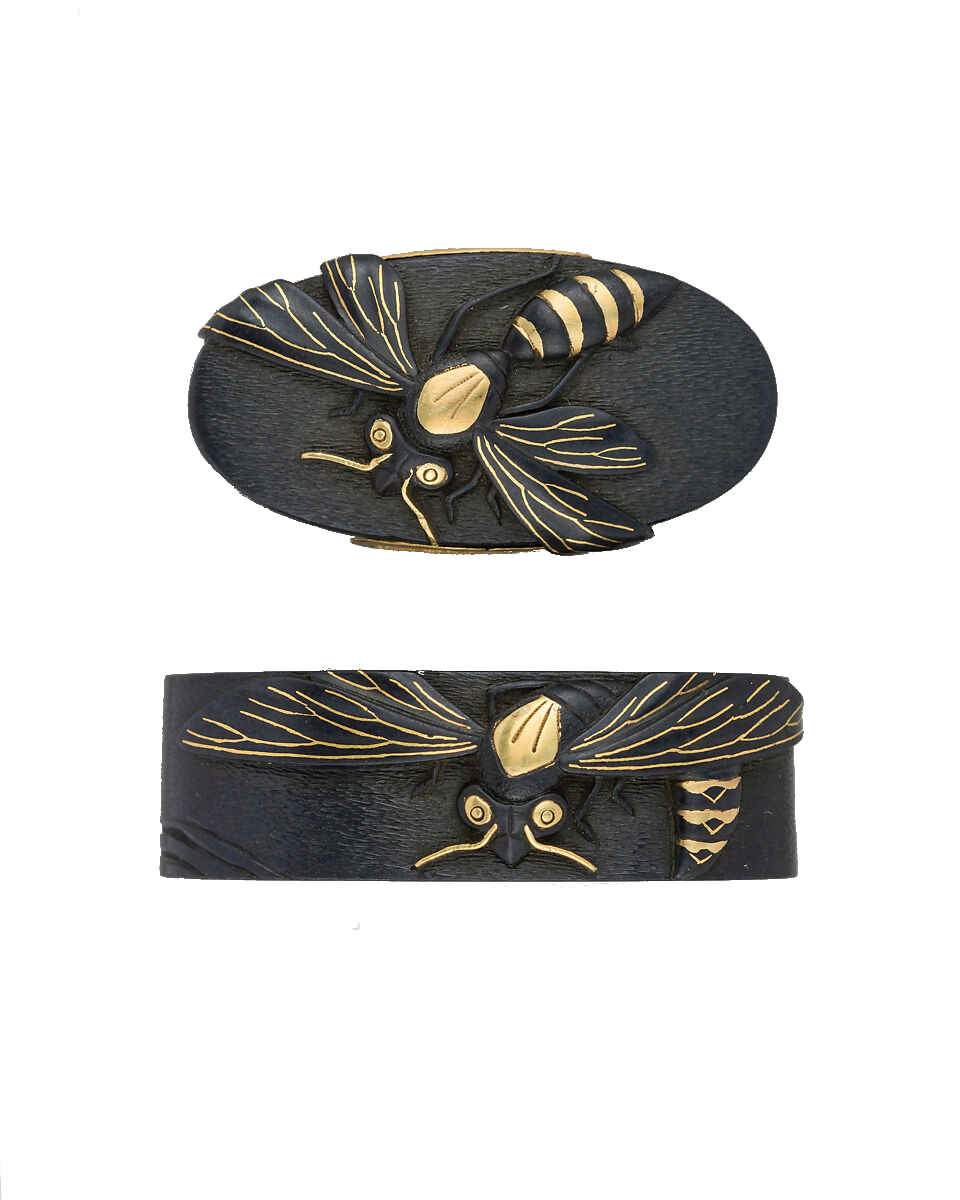 Fuchigashira with Bee Design