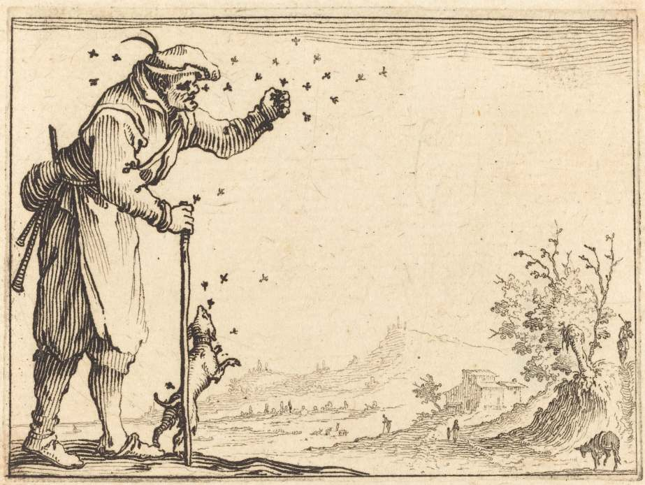 Jacques Callot, Peasant Attacked by Bees