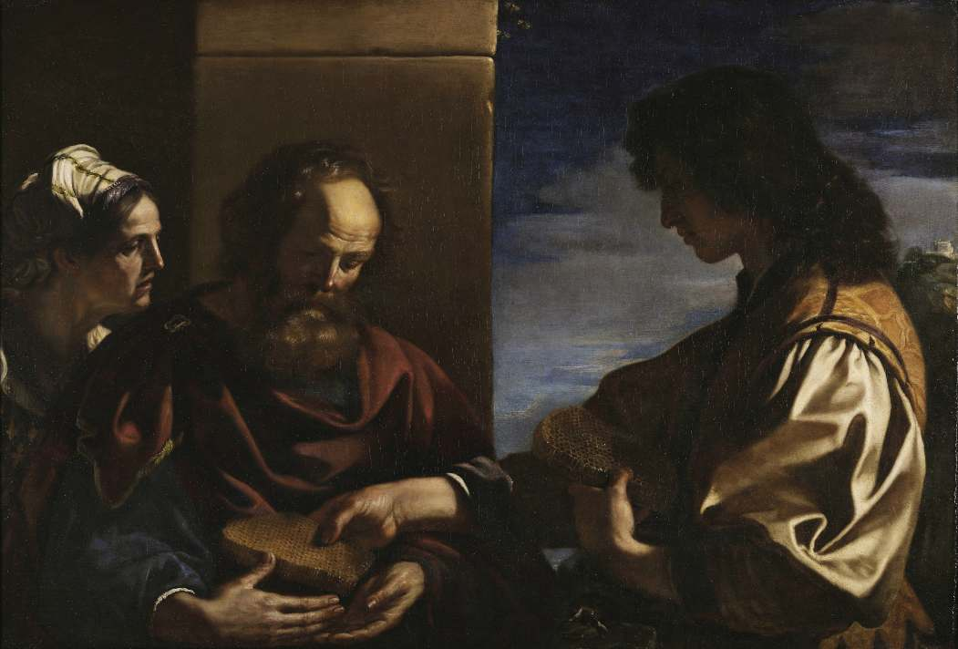 Guercino, Samson Bringing Honey to His Parents