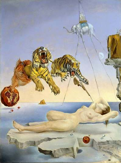 Salvador Dali, Dream Caused by the Flight of a Bee