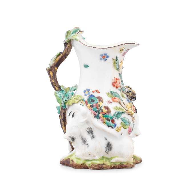 Chelsea Porcelain Goat and Bee Cream Jug